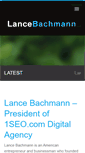 Mobile Screenshot of lancebachmann.com